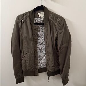 Khaki Bomber Jacket
